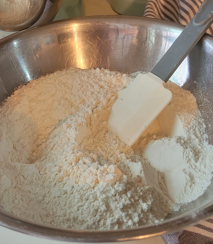 mixing dry ingredients