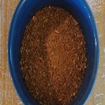 Ramekin of blackening spice blend